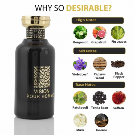 Vision Pour Homme 100ml - Apa de Parfum, barbati [3]