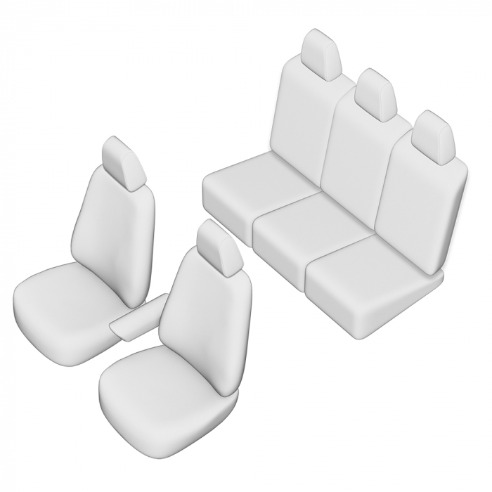 Huse scaune pentru Volkswagen Sharan 5 locuri (2000-2005) [2]