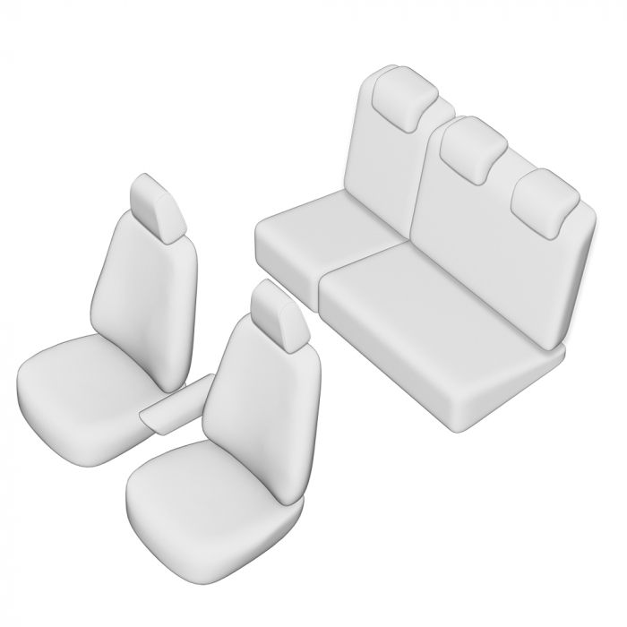 Huse scaune pentru Fiat Doblo 5 locuri (2010- ) [2]