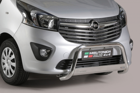 Bullbar Opel - Bullbar Opel Vivaro 63mm 2014>2018