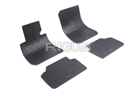 Covorase BMW - Covorase auto cauciuc BMW Seria 5 F10 Sedan / 5 F11 Touring 2010-2013 