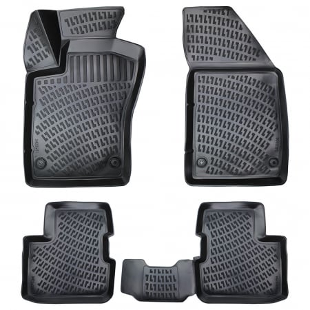 Covorase auto - Covorase auto cauciuc pentru Fiat Egea / Tipo Sedan 2015-