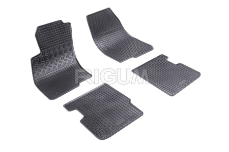 Covorase Fiat - Covorase auto cauciuc Fiat Punto Evo 2009-2012 