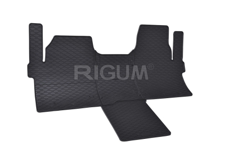 Covorase Ford - Covorase auto cauciuc Ford Custom II 2024- cu 2 locuri set 4 covorase 