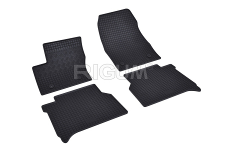 Covorase Ford Transit Connect - Covorase auto cauciuc Ford Transit Connect II facelift cu podea vinil 2019-2022 cu 5 locuri
