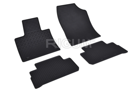 Covorase Hyundai Santa Fe - Covorase auto cauciuc Hyundai Santa Fe 4 facelift 2021- 