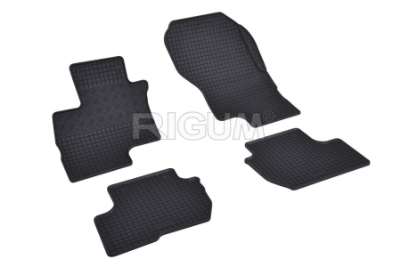 Covorase Mitsubishi - Covorase auto cauciuc Mitsubishi Outlander 3 PHEV 09.2012- 