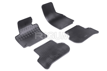 Covorase Volkswagen - Covorase auto cauciuc Volkswagen Golf 6 Plus 2009-2014 