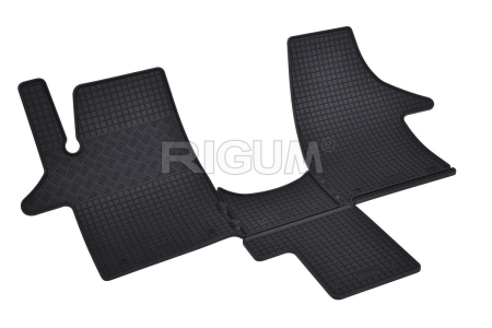 Covorase Volkswagen T6 - Covorase auto cauciuc Volkswagen Transporter T6 1+1 2015-2018