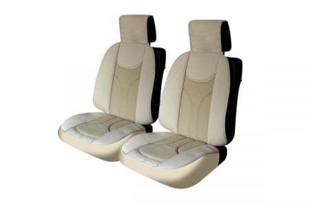 Huse auto - Huse Scaun Anatomic Bej - Set 2 buc