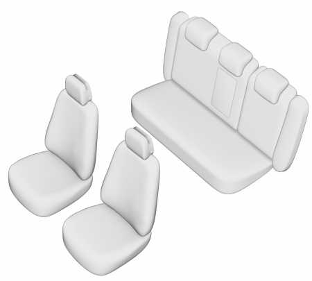 Huse scaune pentru Audi A6 C7 (2012-) [1]