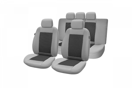Huse auto universale - Set huse scaun Lux Gri