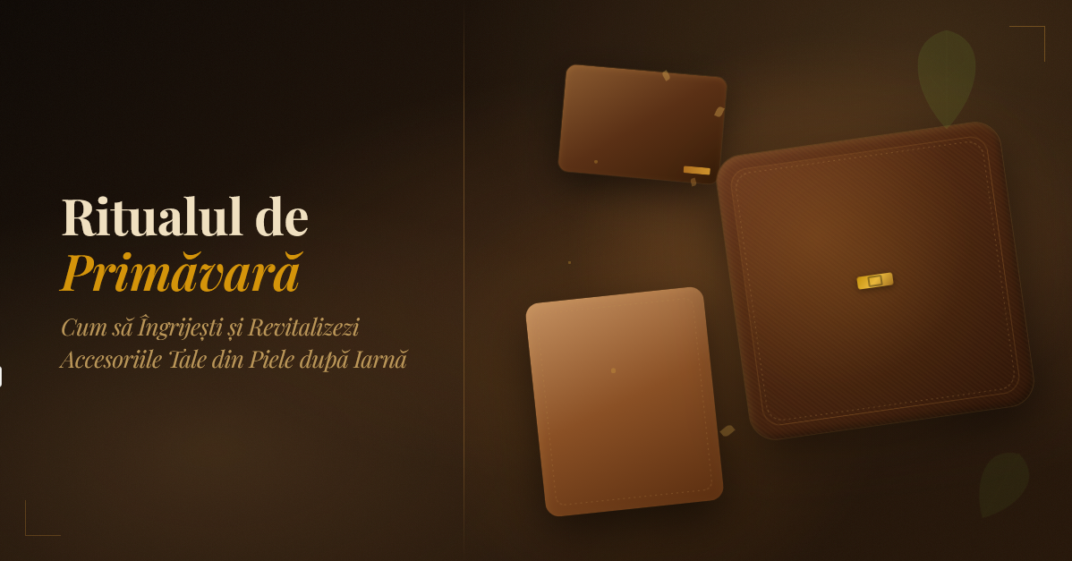Ritualul de Primavara: Cum sa Ingrijesti si Revitalizezi Accesoriile Tale din Piele dupa Iarna