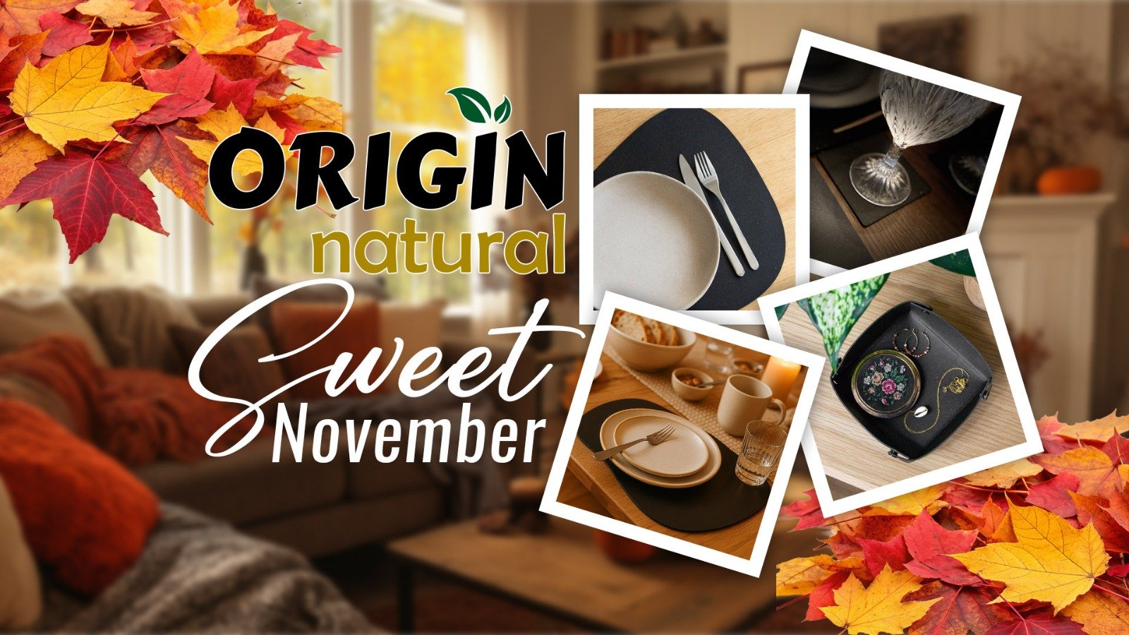 Sweet November Home & Office – Accesorii sustenabile pentru un spatiu de lucru echilibrat