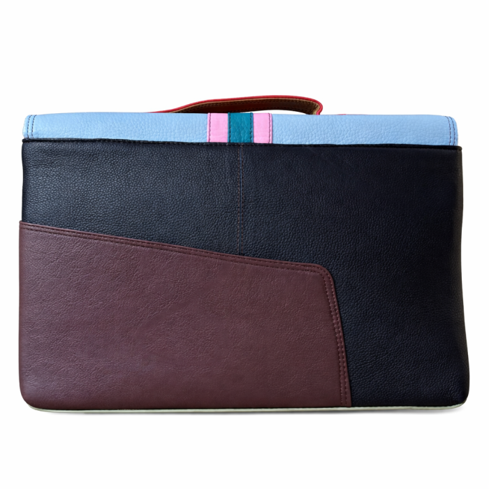 Geantă laptop Soruka multicolor – albastru, galben și roz [3]