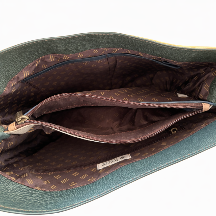 Geantă laptop Soruka multicolor – albastru, galben și roz [5]