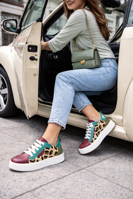 CALLIOPE · Sneakers Green / Red [5]