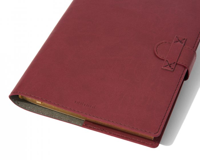 Coperta agenda din PU biogreen, magenta [3]