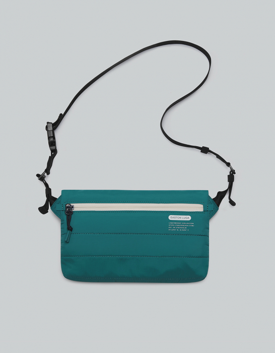 Geanta crossbody , textil, impermeabil, verde [4]