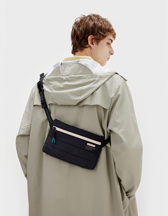 Geanta crossbody , textil, negru [3]