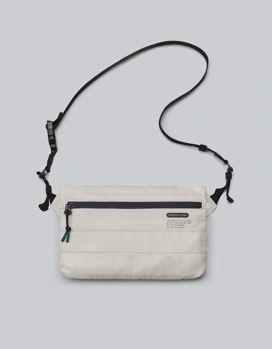 Geanta crossbody , textil, alb [5]