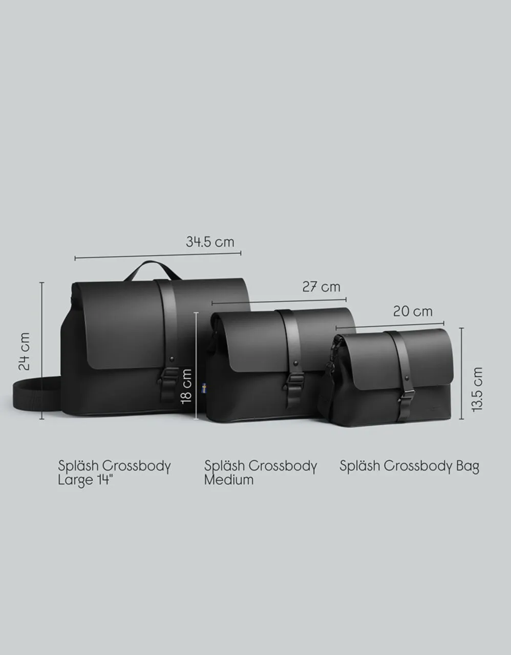 Gaston Luga Spläsh Medium | Geantă Crossbody Impermeabilă [4]