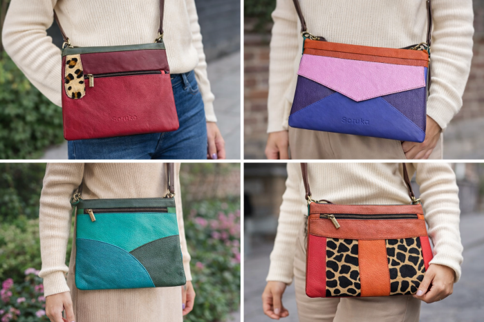 Geantă Soruka 4-în-1 din piele reciclată [2]