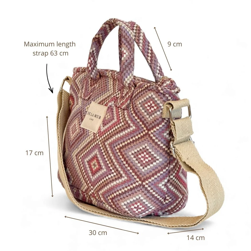 Geantă Damă Nana Tote Jacquard Geometric | Origin and Natural [3]