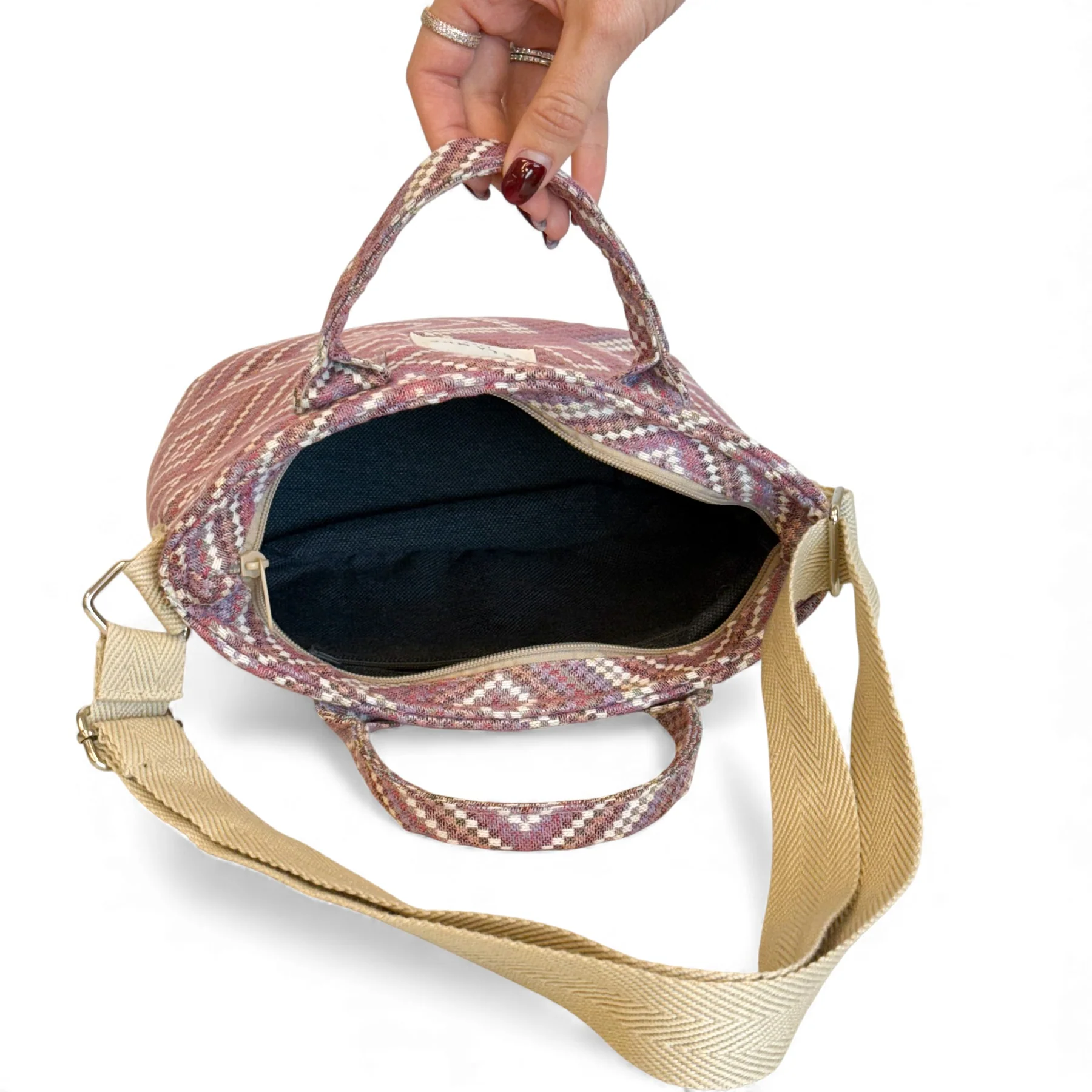 Geantă Damă Nana Tote Jacquard Geometric | Origin and Natural [5]