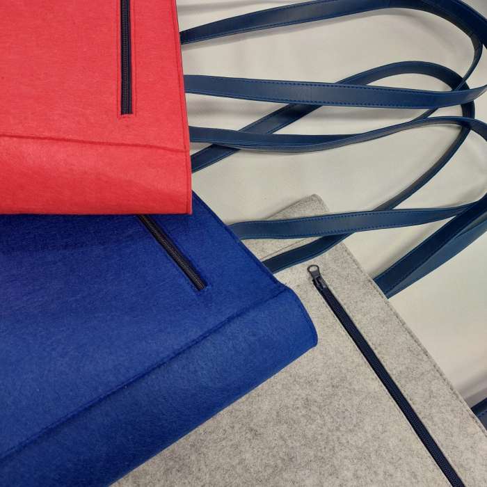 Genti Tote din Fetru Colorat Eco-Friendly [5]
