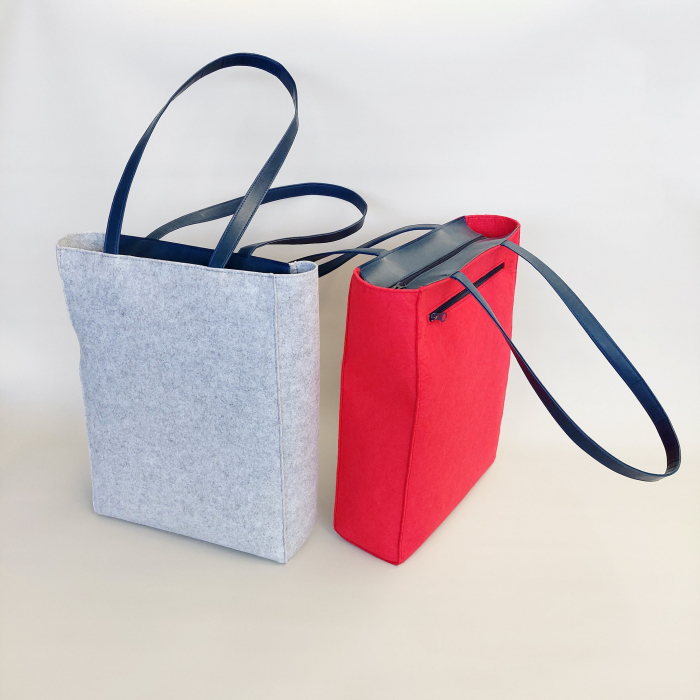 Genti Tote din Fetru Colorat Eco-Friendly [6]