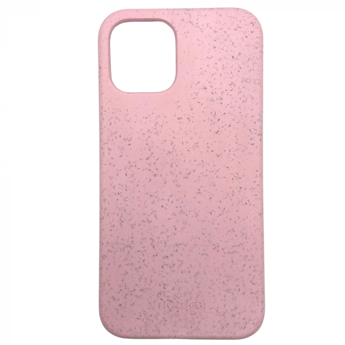 Husa biodegradabila iPhone 12/12PRO, roz pudra [2]