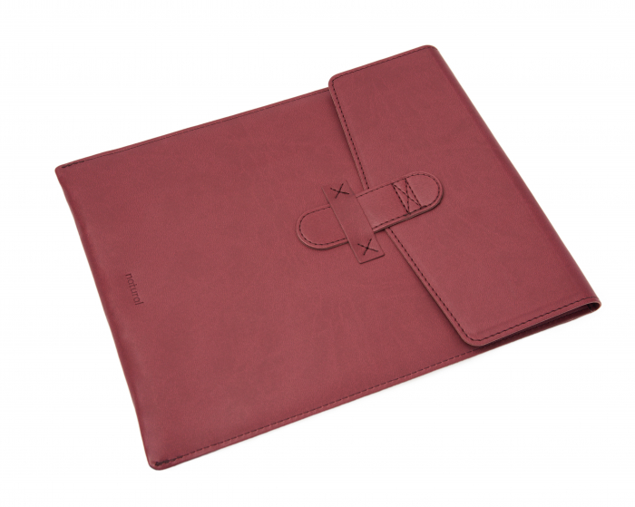 Husa plic iPad 9"-10" din PU Biogreen, magenta [2]