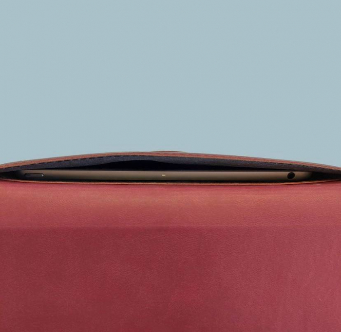 Husa plic iPad 9"-10" din PU Biogreen, magenta [6]
