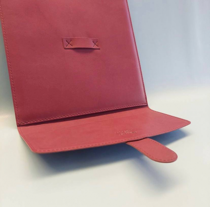 Husa plic iPad 9"-10" din PU Biogreen, magenta [8]