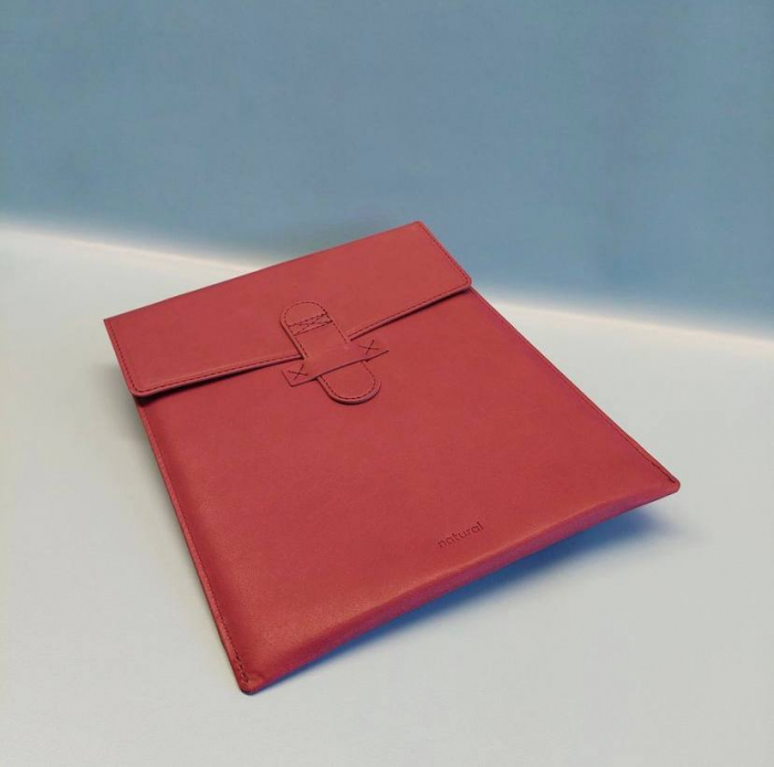 Husa plic iPad 9"-10" din PU Biogreen, magenta [9]