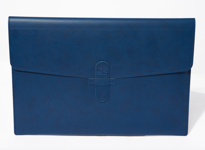 Husa plic Macbook 13'' din PU Biogreen, albastru [2]