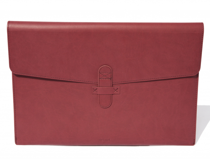 Husa plic Macbook 13'' din PU Biogreen, magenta [4]