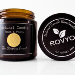 Natural Candle Wood & Peony [4]