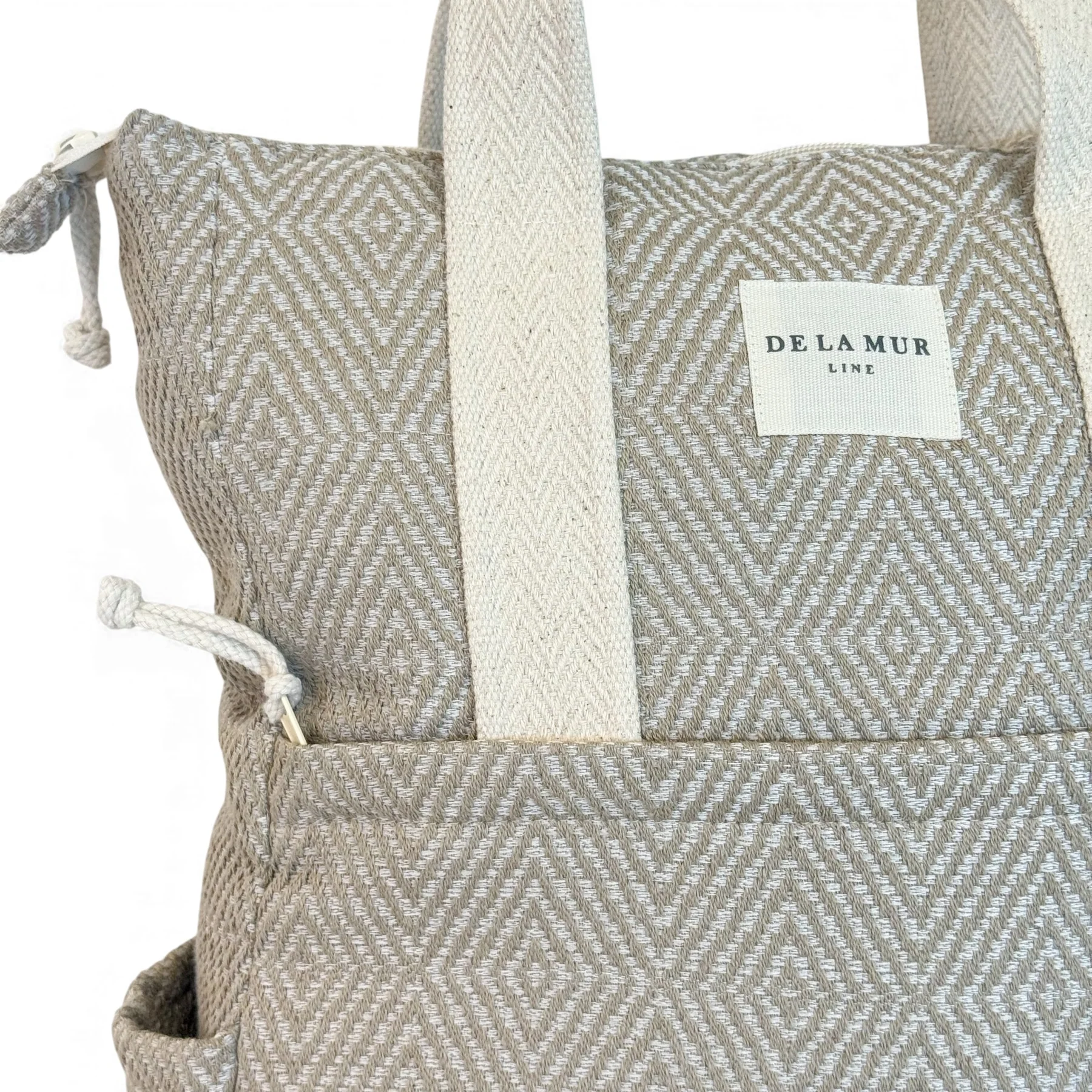 Rucsac & Geantă 2 în 1 Mink Bej Jacquard | Origin and Natural [6]