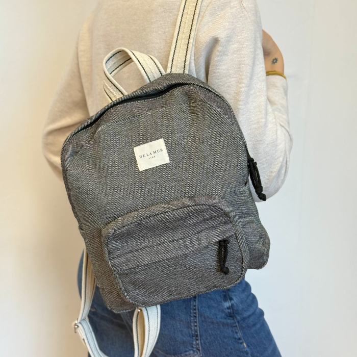 Rucsac Damă Sinay cu Buzunar Frontal Negru| Origin and Natural [4]