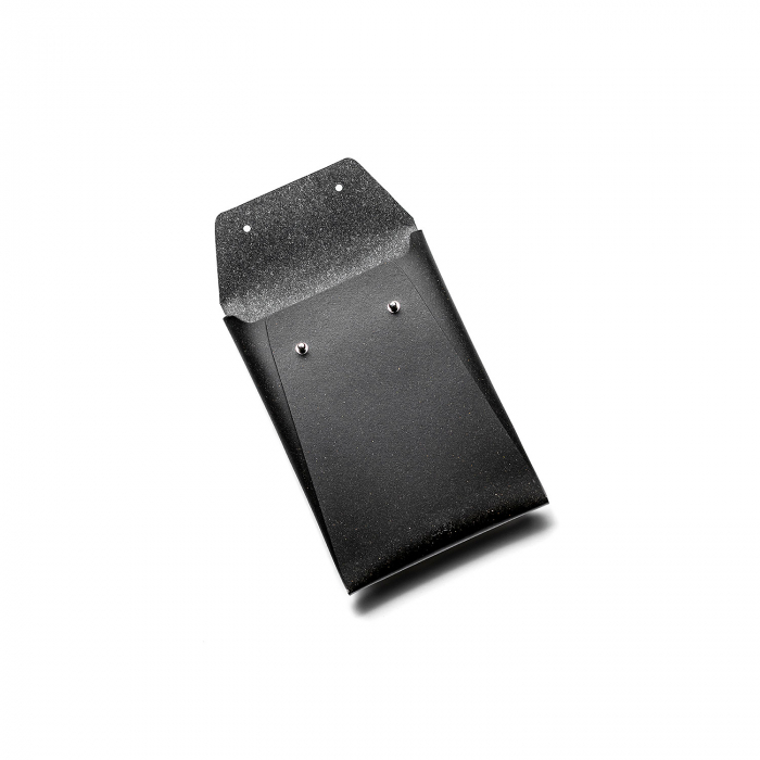 Husa plic iPad 9"-10" din piele naturala reciclata, negru [4]