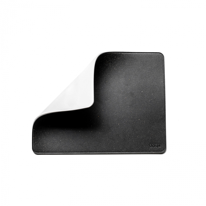 Mouse pad din piele naturala reciclata, negru [4]