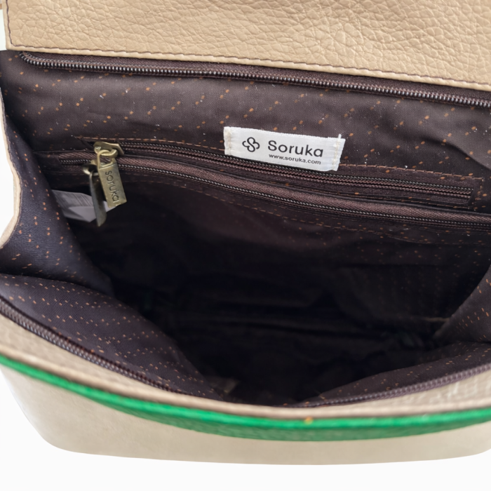 Rucsac damă Soruka roz-verde – elegant, colorat & practic | Rucsacuri trendy [2]