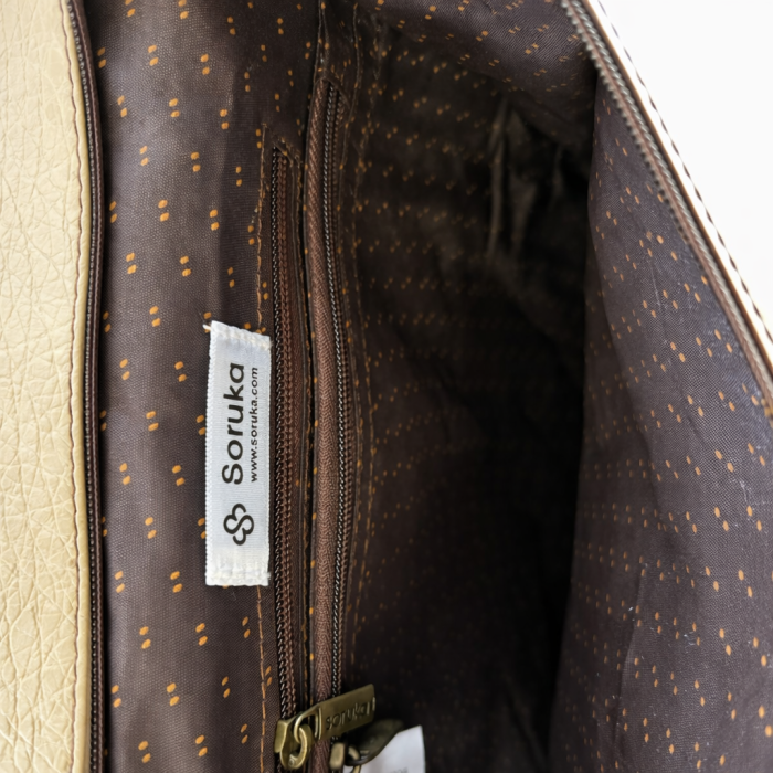 Rucsac damă Soruka roz-galben – elegant, colorat & practic | Rucsacuri trendy [4]