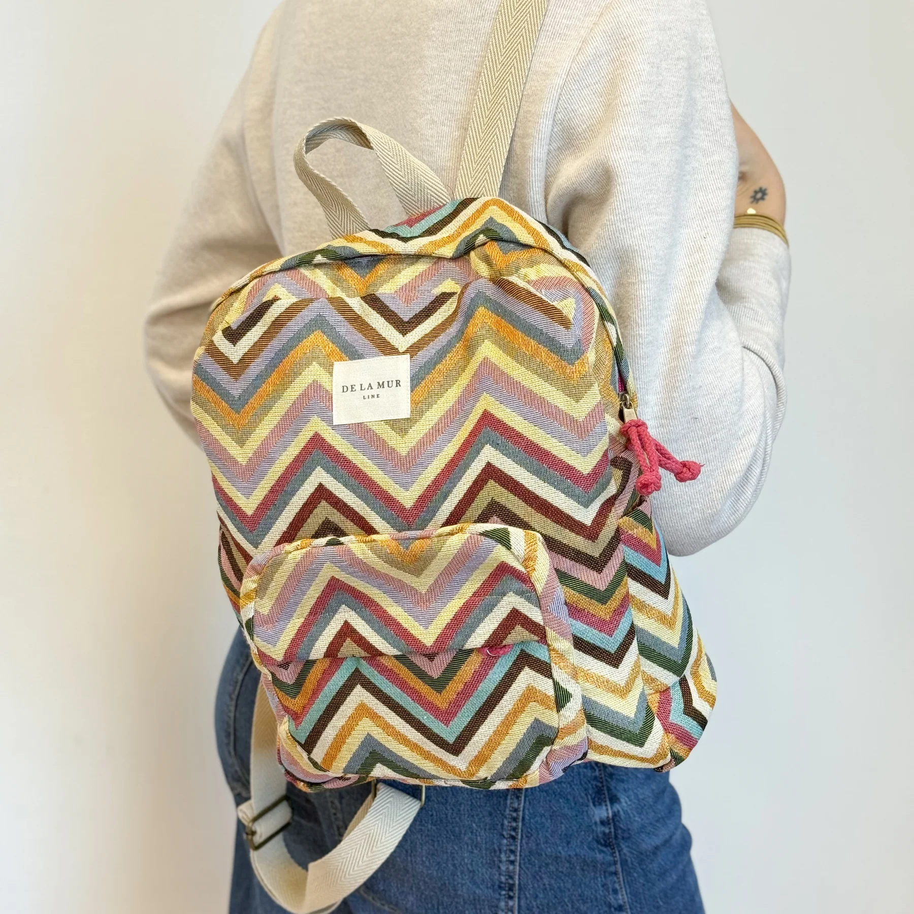 Rucsac Damă Zaga Zigzag Multicolor | Origin and Natural [4]