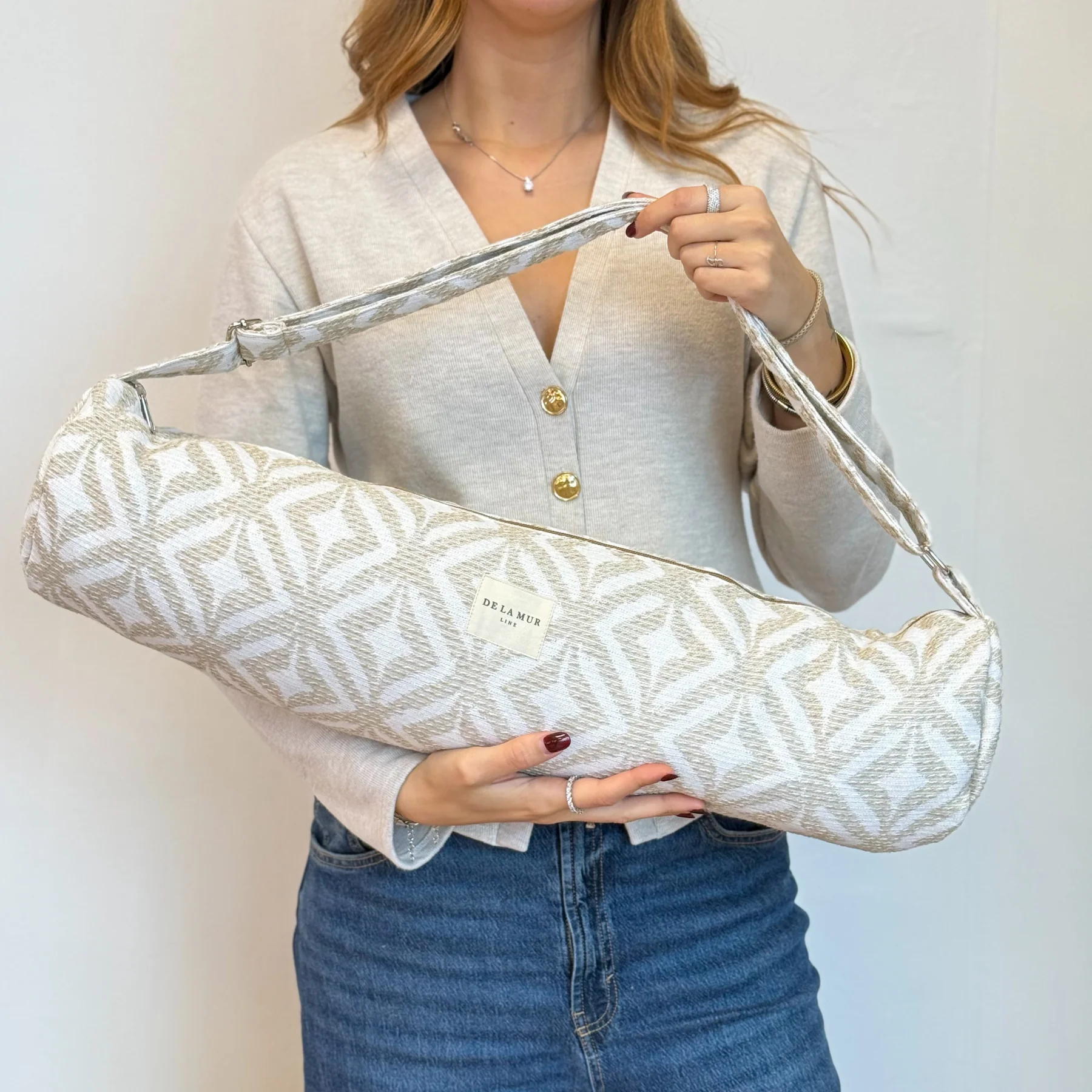 Geantă pentru Saltea Yoga Bej & Ecru | Origin and Natural [5]