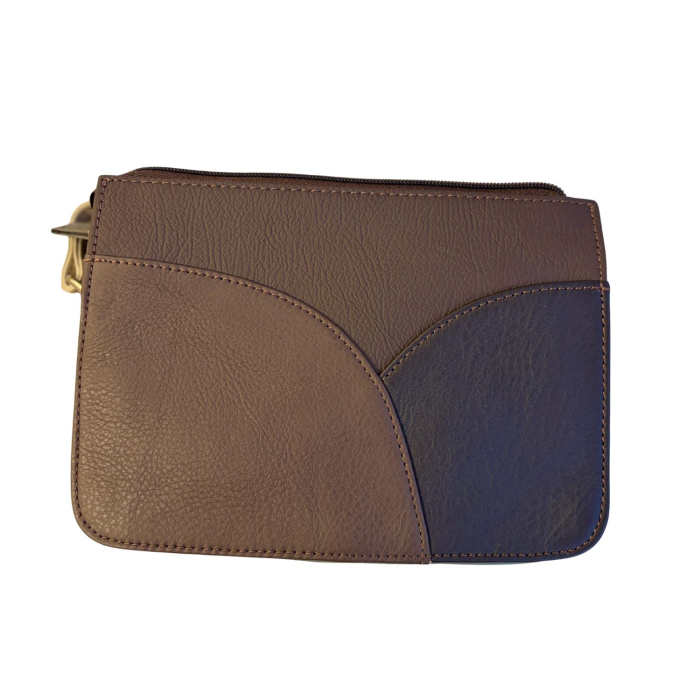 Geantă crossbody Soruka reversibilă | Piele reciclată, două fețe [2]