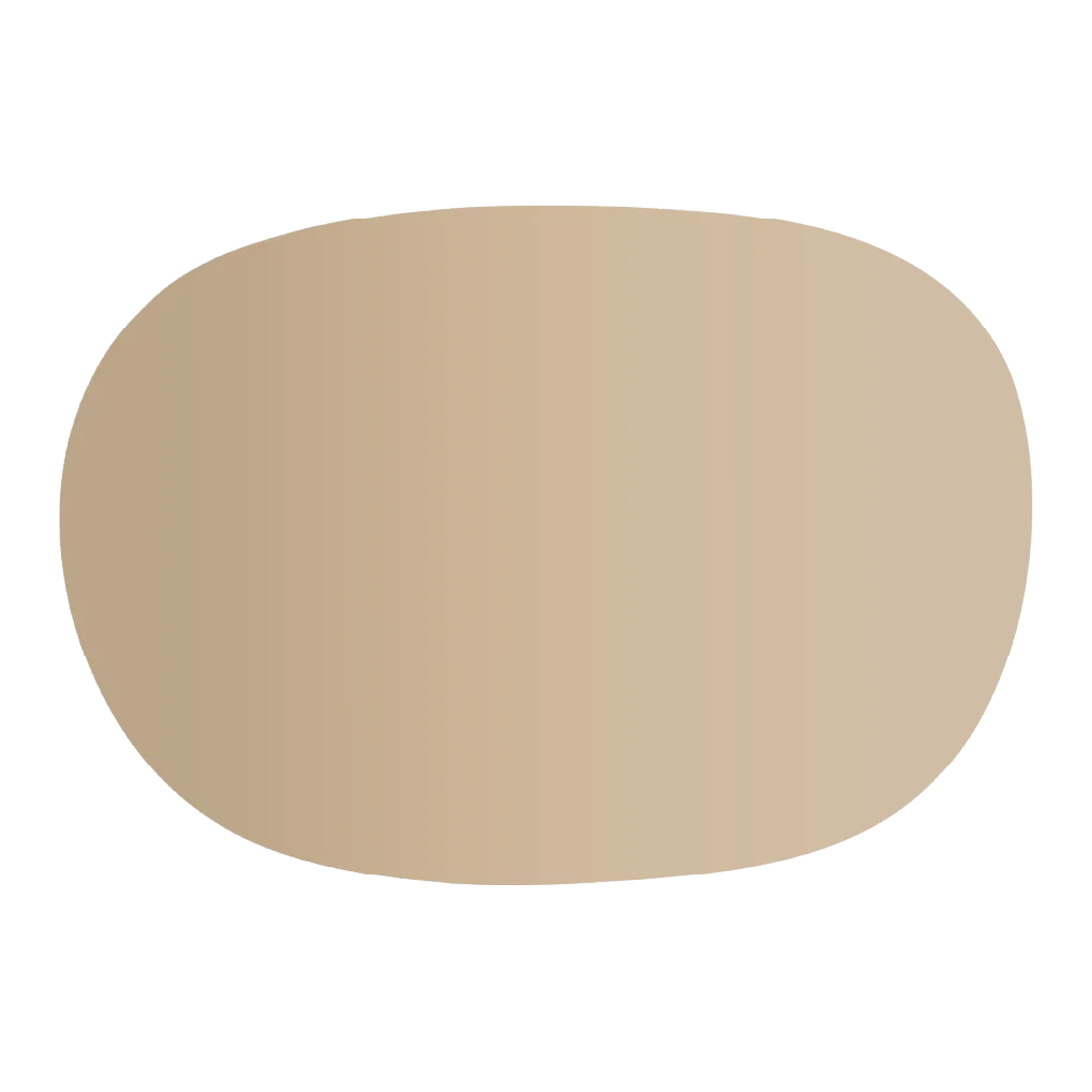 Suport farfurie oval din piele reciclata [3]