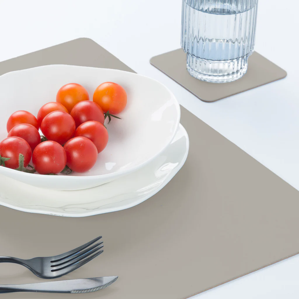 Suporturi de pahare patrate din piele naturala reciclata [4]